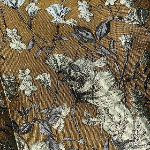 Banana Republic Floral Wide-Leg Trousers - Gold and White - Picture 11 of 16